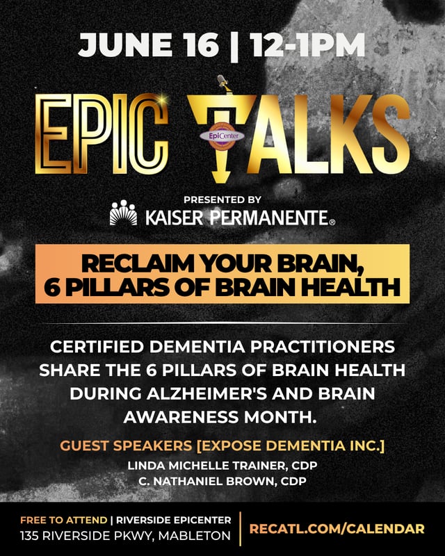 EPIC Talks: Reclaim Your Brain, 6 Pillars of Brain Health