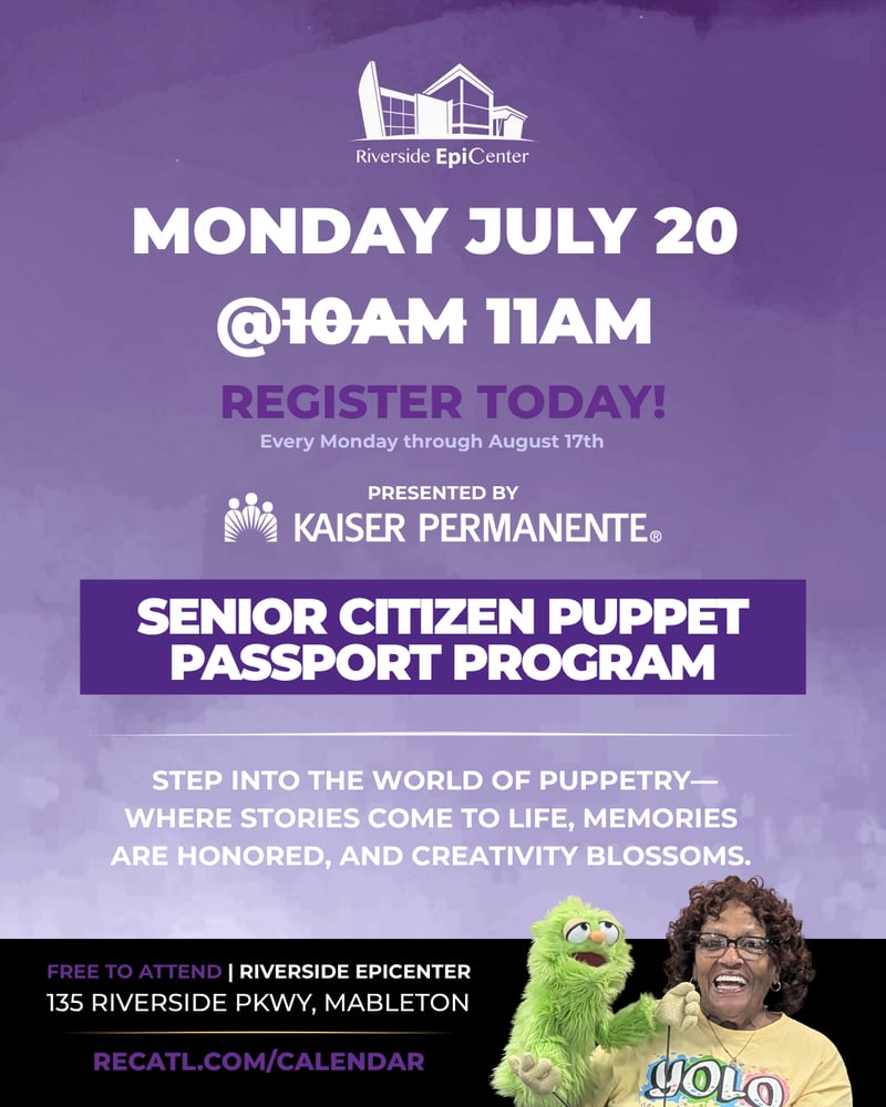 Senior Citizen Puppet Passport Session 2: Movement & Voice