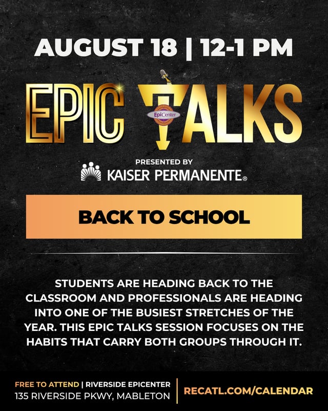 EPIC Talks: Back to School