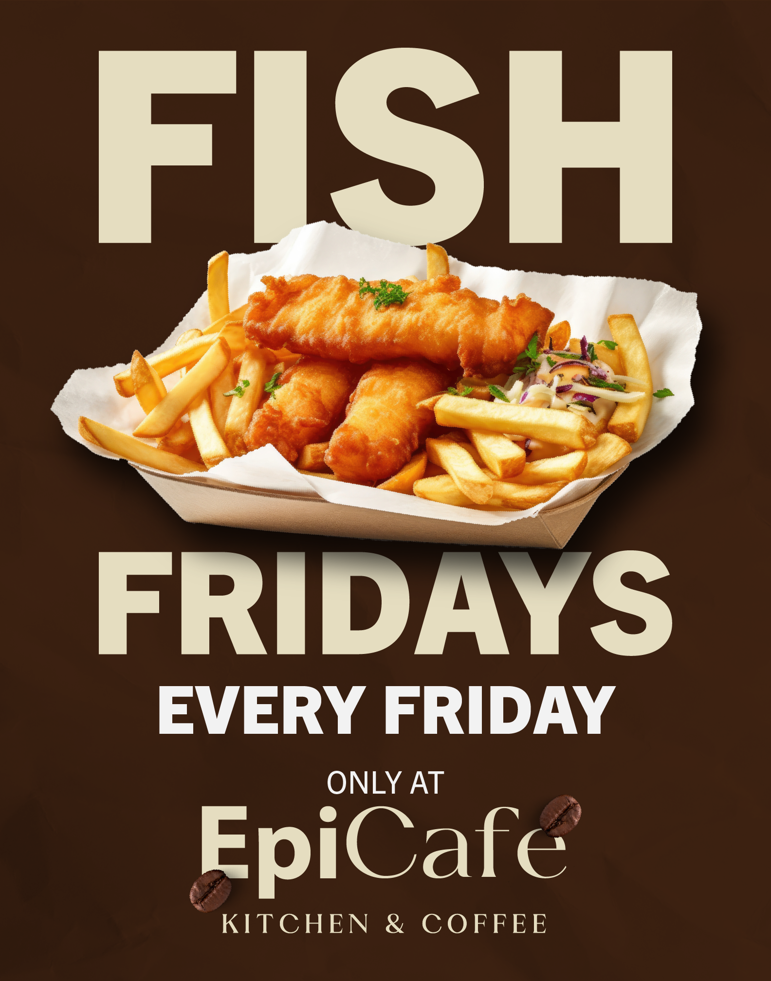 EpiCafe Fish Fridays 22x28 EpiCafe Fish Fridays 22x28