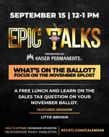 EPIC Talks: What's on the Ballot? Focus on the November SPLOST