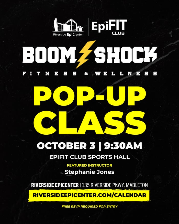 Boom Shock Fitness Pop-Up Class